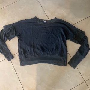 La Made grey long sleeve cotton shirt